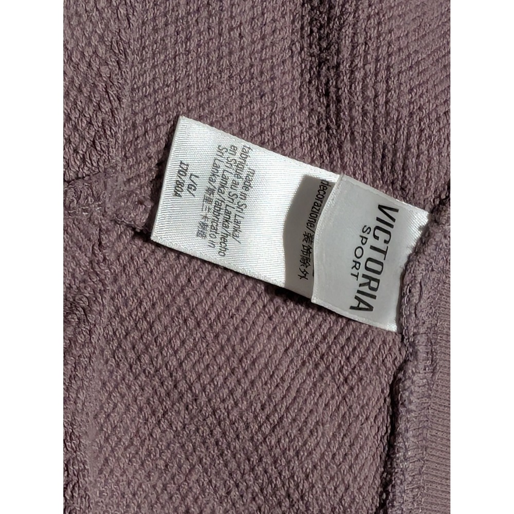 Victoria Sport Shorts Womens L Mauve Purple Dolphin Drawstring Lounge Athletic - Picture 3 of 7